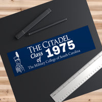 Load image into Gallery viewer, The Citadel Cadet, Customized, Class of 1975 Bumper Sticker
