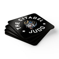 Load image into Gallery viewer, The Citadel, Club Sports - Judo, Corkwood Coaster Set of 4
