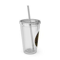 Load image into Gallery viewer, The Citadel, Ring Bezel, (Customized with your year), Sunsplash Tumbler with Straw, 16oz

