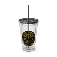 Load image into Gallery viewer, The Citadel, Ring Bezel, (Customized with your year), Sunsplash Tumbler with Straw, 16oz
