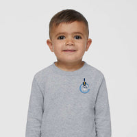 Load image into Gallery viewer, The Citadel, C Spike, Toddler Cotton Jersey Long Sleeve Tee - Gray
