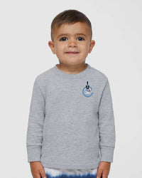 Load image into Gallery viewer, The Citadel, C Spike, Toddler Cotton Jersey Long Sleeve Tee - Gray
