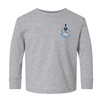 Load image into Gallery viewer, The Citadel, C Spike, Toddler Cotton Jersey Long Sleeve Tee - Gray
