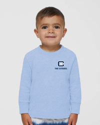 Load image into Gallery viewer, The Citadel C, Toddler Cotton Jersey Long Sleeve Tee - Light Blue
