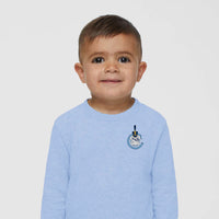 Load image into Gallery viewer, The Citadel, C Spike, Toddler Cotton Jersey Long Sleeve Tee - Light Blue
