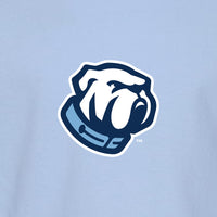Load image into Gallery viewer, The Citadel. Bulldog, Toddler Cotton Jersey Long Sleeve Tee - Light Blue
