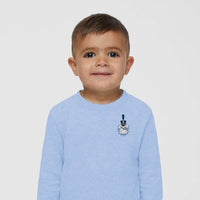 Load image into Gallery viewer, The Citadel, Spike, Toddler Cotton Jersey Long Sleeve Tee - Light Blue
