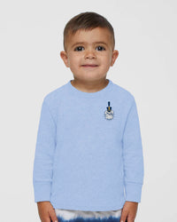 Load image into Gallery viewer, The Citadel, Spike, Toddler Cotton Jersey Long Sleeve Tee - Light Blue
