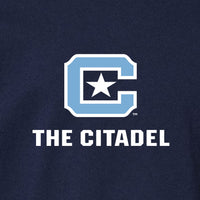 Load image into Gallery viewer, The Citadel C, Toddler Cotton Jersey Long Sleeve Tee - Navy
