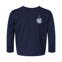 Load image into Gallery viewer, The Citadel, C Spike, Toddler Cotton Jersey Long Sleeve Tee - Navy

