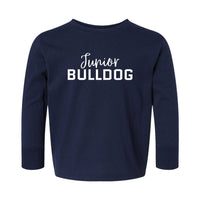 Load image into Gallery viewer, The Citadel, Junior Bulldog, Toddler Cotton Jersey Long Sleeve Tee - Navy
