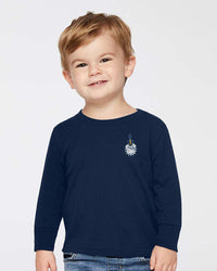 Load image into Gallery viewer, The Citadel, Spike, Toddler Cotton Jersey Long Sleeve Tee - Navy
