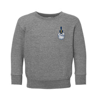 Load image into Gallery viewer, The Citadel, Spike, Toddler Fleece Crewneck Sweatshirt - Gray
