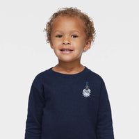 Load image into Gallery viewer, The Citadel, Spike, Toddler Fleece Crewneck Sweatshirt - Navy
