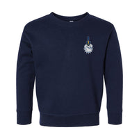 Load image into Gallery viewer, The Citadel, Spike, Toddler Fleece Crewneck Sweatshirt - Navy
