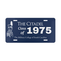 Load image into Gallery viewer, The Citadel, Flag Blue, Customized, Class of (Your Year) Vanity Plate
