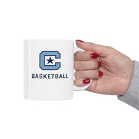 Load image into Gallery viewer, The Citadel Block C Logo, Sports Basketball, Ceramic Mug 11oz
