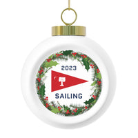 Load image into Gallery viewer, The Citadel, Club Sports, Burgee, Christmas Ball Ornament
