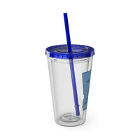 Load image into Gallery viewer, The Citadel, Atlanta Citadel Club Alumni, Sunsplash Tumbler with Straw, 16oz
