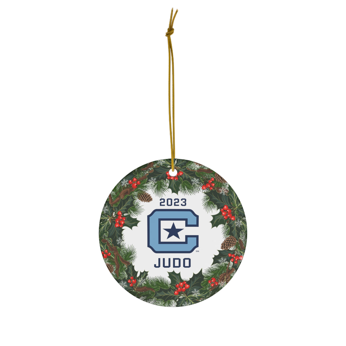 The Citadel, Club Sports, Judo, 2023 Ceramic Ornament