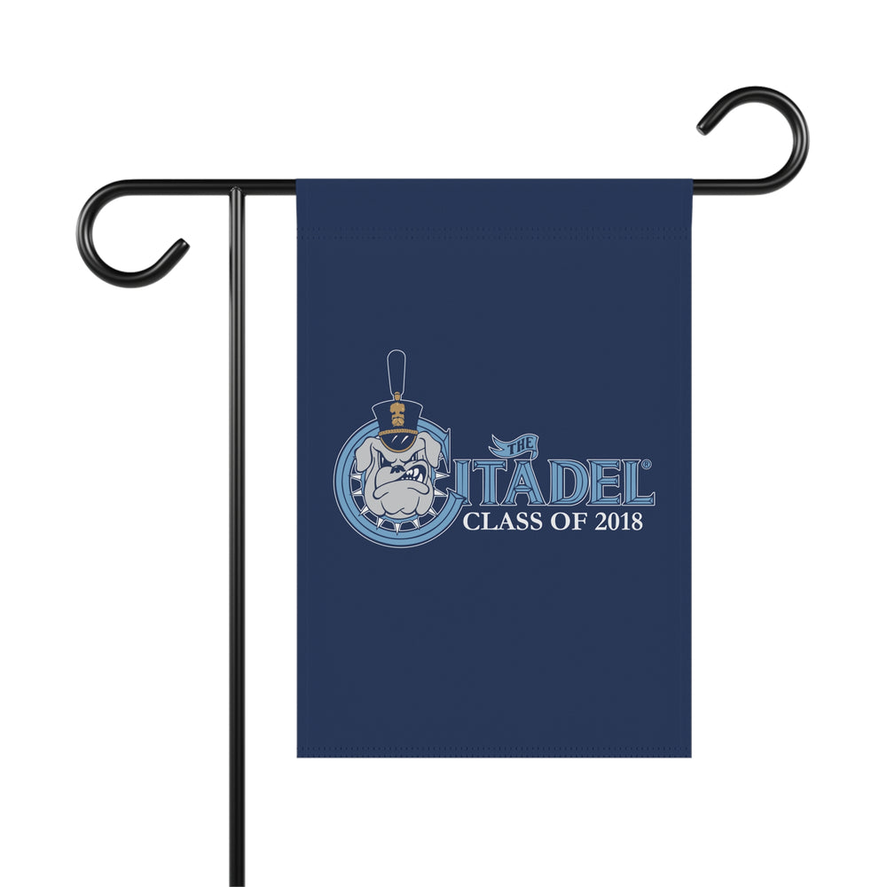 The Citadel, Class of 2018, Spike, Garden & House Banner- Navy