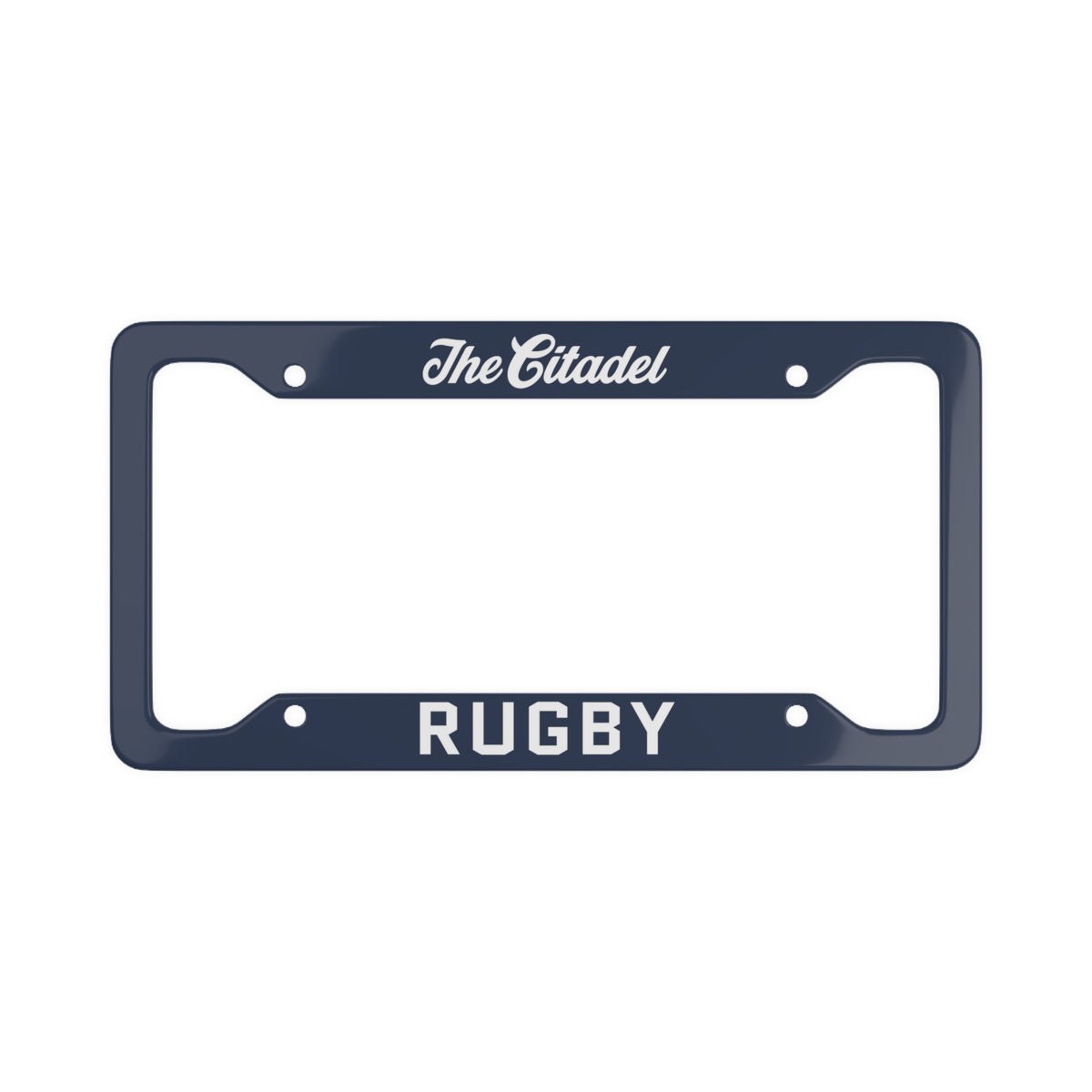 The Citadel, Word Mark, Club Sports, Rugby License Plate Frame