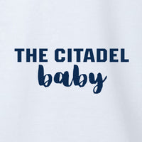 Load image into Gallery viewer, The Citadel, Citadel Baby , Infant Flutter Sleeve Baby Rib Bodysuit - White
