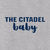 Load image into Gallery viewer, The Citadel Baby, Infant Fleece One-Piece - Gray
