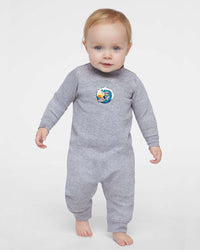 Load image into Gallery viewer, The Citadel, Spike Surfing, Infant Fleece One-Piece - Gray

