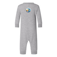 Load image into Gallery viewer, The Citadel, Spike Surfing, Infant Fleece One-Piece - Gray
