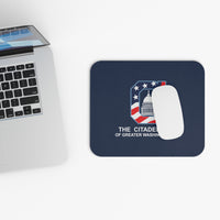 Load image into Gallery viewer, The Citadel, Alumni Club, Washington D.C. Club Logo, Navy Blue Mouse Pad (Rectangle)
