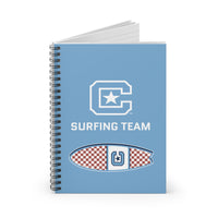 Load image into Gallery viewer, The Citadel, Surfing Team, Spiral Notebook - Ruled Line
