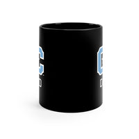 Load image into Gallery viewer, The Citadel Block C Logo, Sports Dad, Black Mug, 11oz
