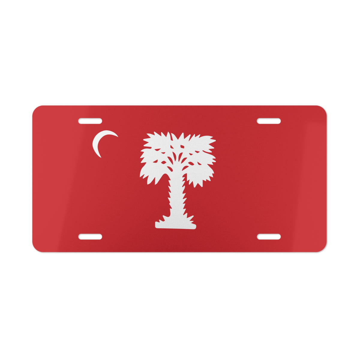 Big Red Vanity Plate