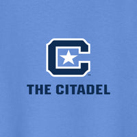 Load image into Gallery viewer, The Citadel, C Star, Youth Heavy Cotton™ 100% Cotton T-Shirt - Carolina Blue
