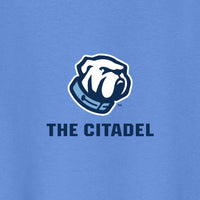 Load image into Gallery viewer, The Citadel Bulldog, Youth Heavy Cotton™ 100% Cotton T-Shirt - Carolina Blue
