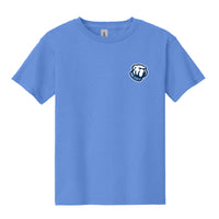 Load image into Gallery viewer, The Citadel, Bulldog, Youth Heavy Cotton™ 100% Cotton T-Shirt - Carolina Blue
