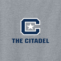 Load image into Gallery viewer, The Citadel, C Star, Youth Heavy Cotton™ 100% Cotton T-Shirt - Gray
