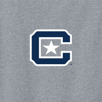 Load image into Gallery viewer, The Citadel, C Star, Youth Heavy Cotton™ 100% Cotton T-Shirt - Gray

