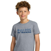 Load image into Gallery viewer, The Citadel, Bulldog In Training, Youth Heavy Cotton™ 100% Cotton T-Shirt - Gray
