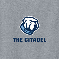 Load image into Gallery viewer, The Citadel Bulldog, Youth Heavy Cotton™ 100% Cotton T-Shirt - Gray
