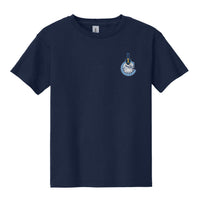 Load image into Gallery viewer, The Citadel, C Spike, Youth Heavy Cotton™ 100% Cotton T-Shirt - Navy
