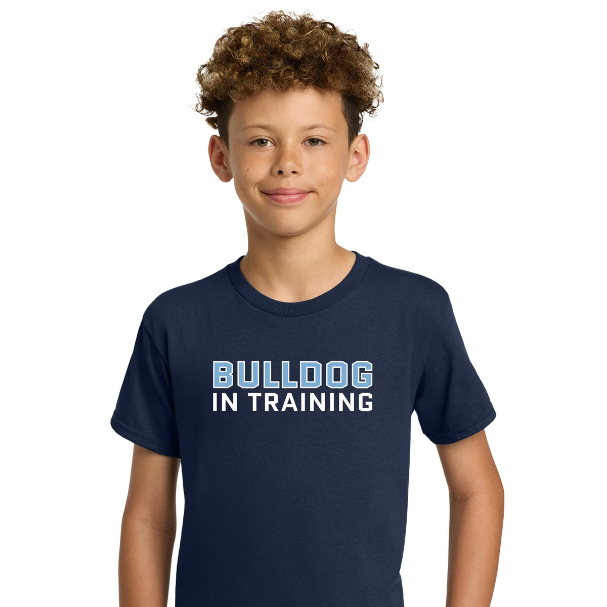 The Citadel, Bulldog In Training, Youth Heavy Cotton™ 100% Cotton T-Shirt - Navy