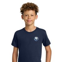 Load image into Gallery viewer, The Citadel, Bulldog, Youth Heavy Cotton™ 100% Cotton T-Shirt - Navy

