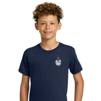 Load image into Gallery viewer, The Citadel, Spike, Youth Heavy Cotton™ 100% Cotton T-Shirt - Navy
