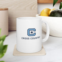 Load image into Gallery viewer, The Citadel Block C Logo, Sports Cross Country, Ceramic Mug 11oz
