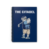 Load image into Gallery viewer, The Citadel Golf, Spike Golfing Spiral Notebook - Ruled Line
