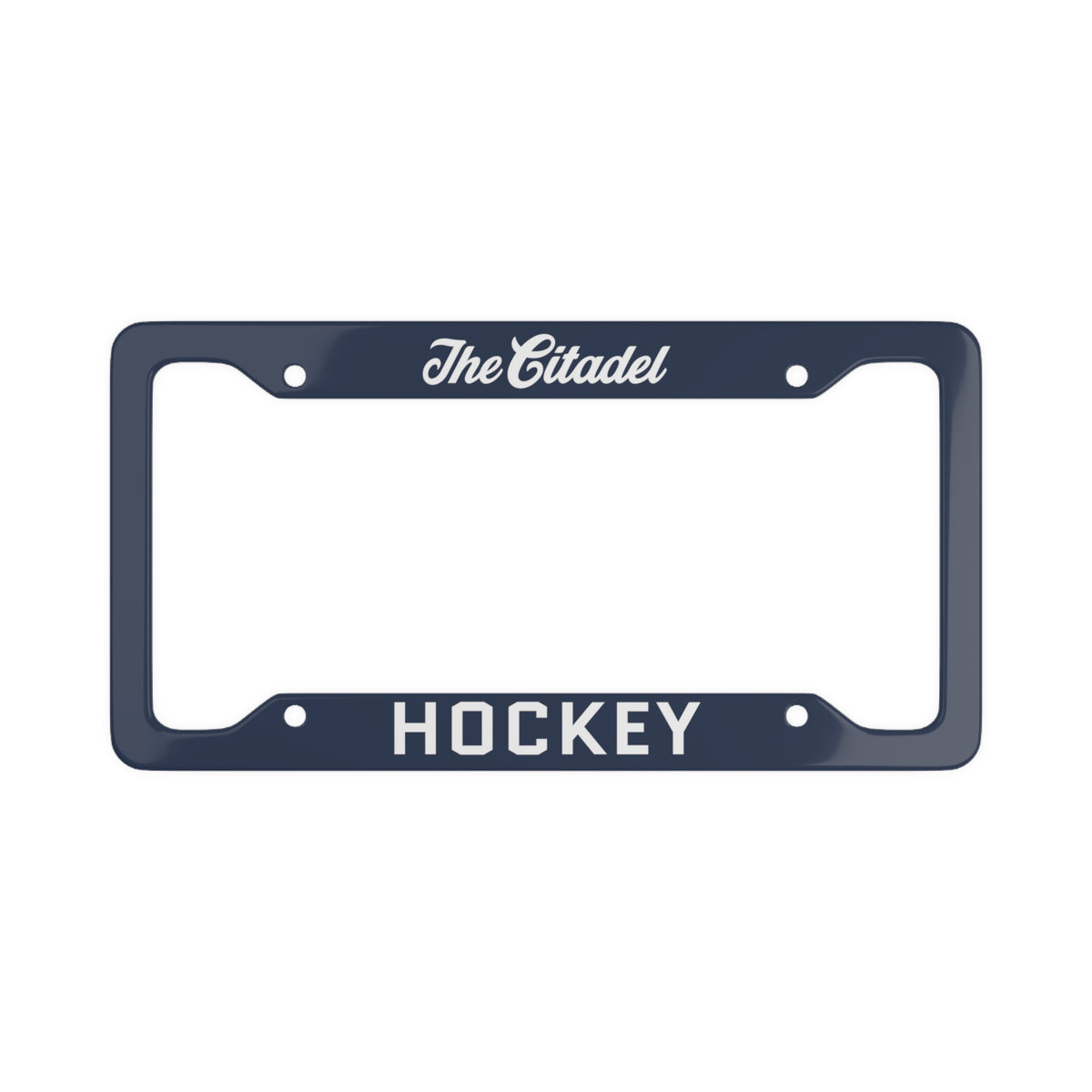 The Citadel, Word Mark, Club Sports, Hockey License Plate Frame