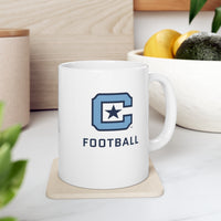 Load image into Gallery viewer, The Citadel Block C Logo, Sports Football, Ceramic Mug 11oz
