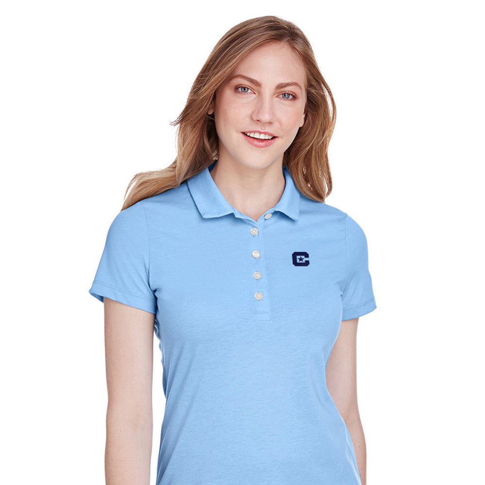 The Citadel, C Star, Puma Golf Ladies' Fusion Polo Shirt- Blue Bells